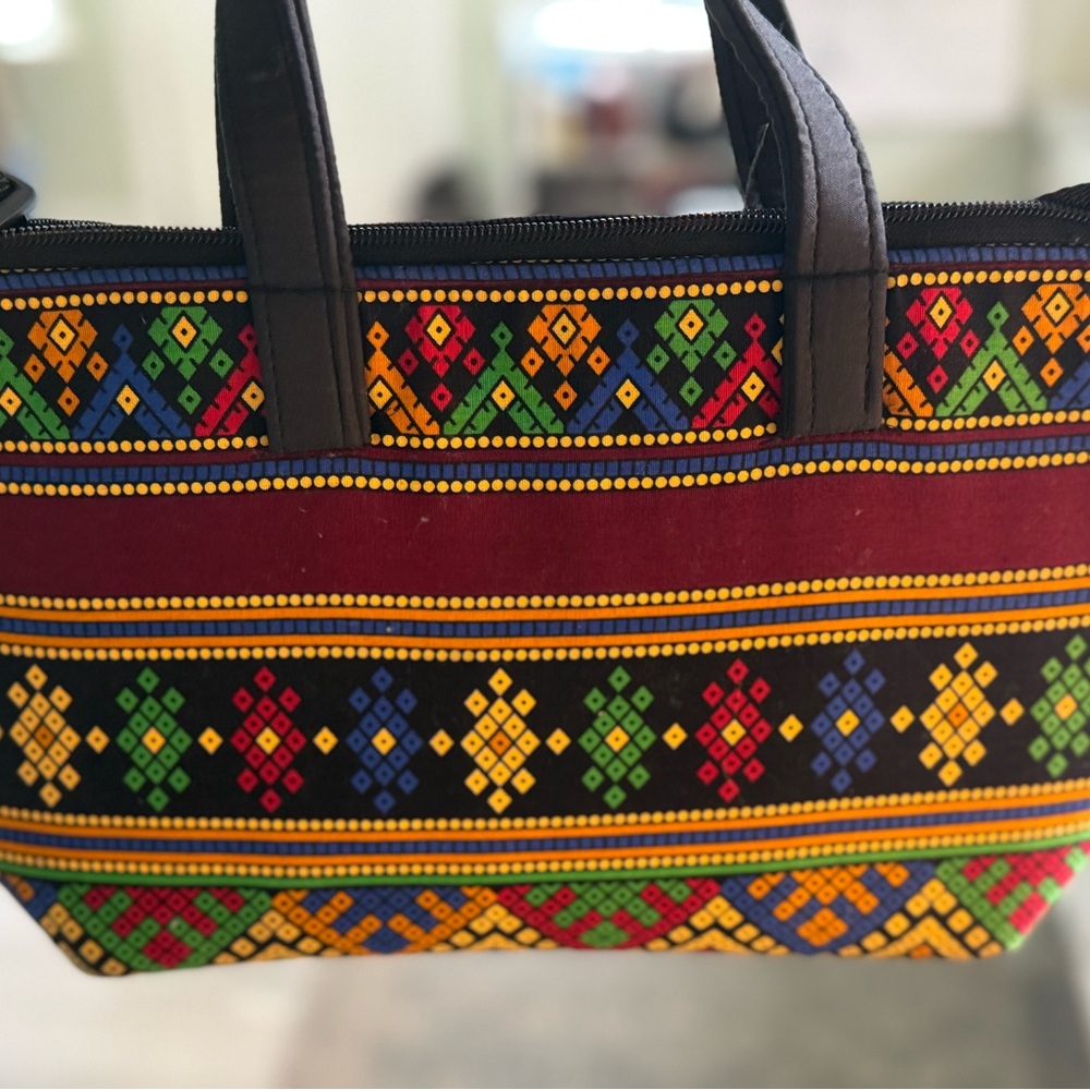 Colorful Patterned Tote Bag